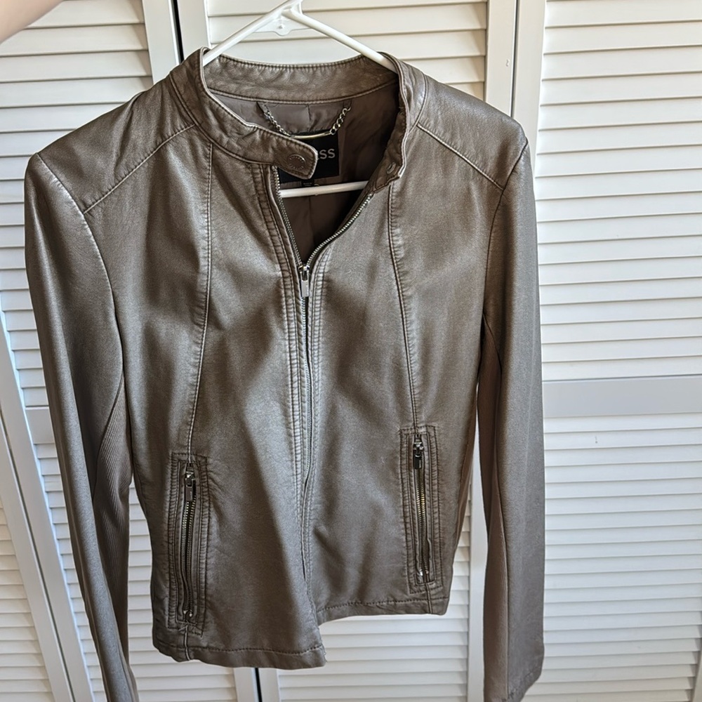 Express leather jacket